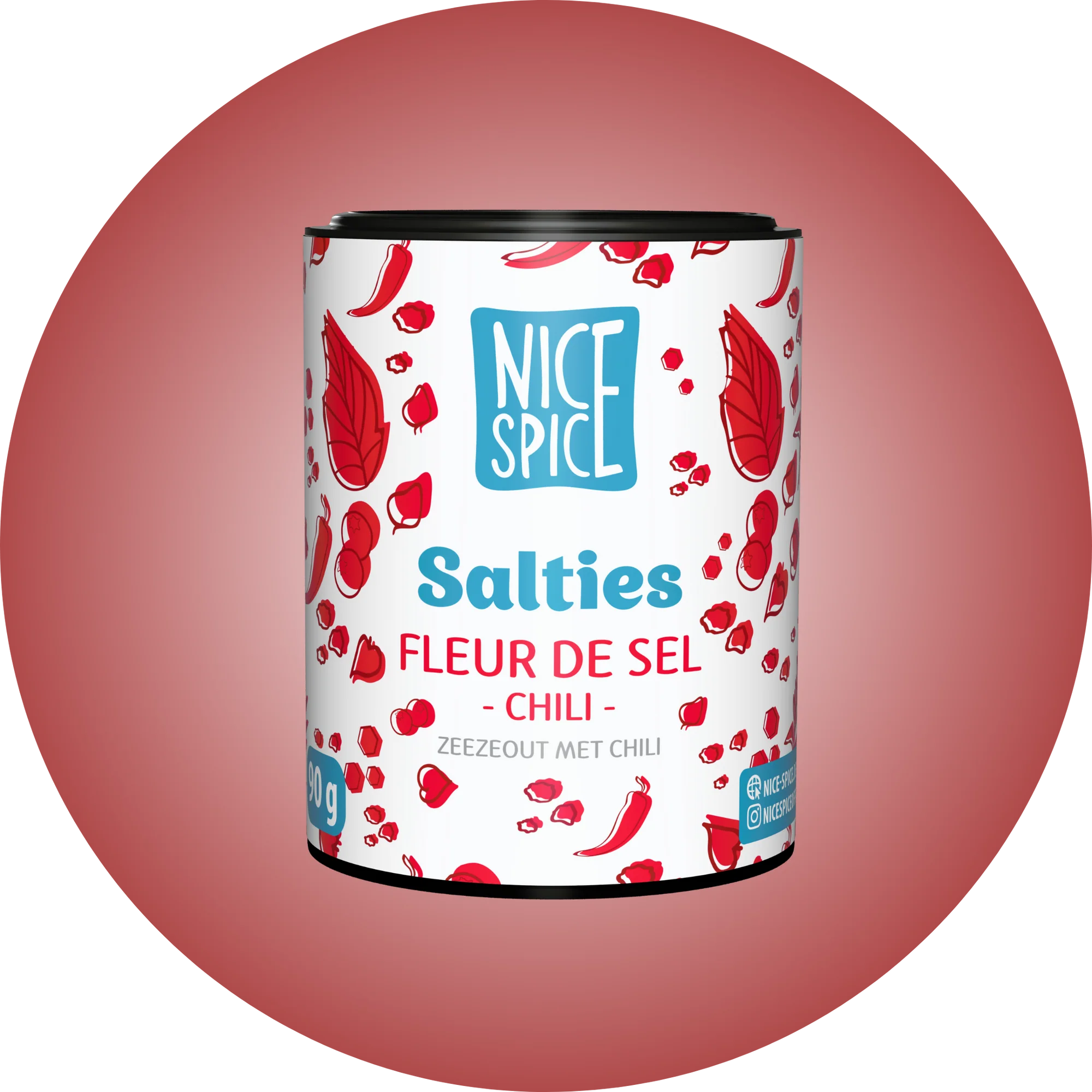 NICE SPICE Salties Fleur de Sel mit Chili 15 x 90g